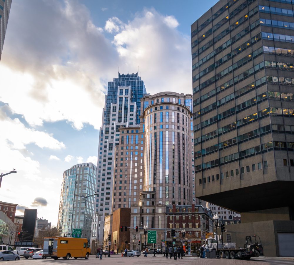 Boston Street Buildings - Boston, Massachusetts, USA